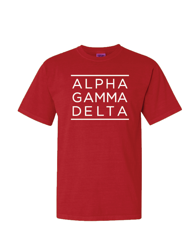 Alpha Gamma Delta T-Shirt - Peggy's Gifts & Accessories