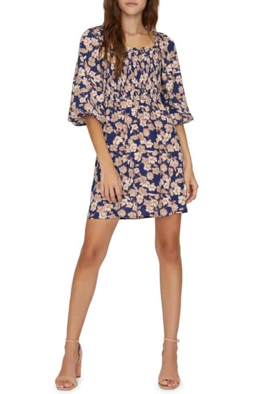 Floral Marina Smocked Mini