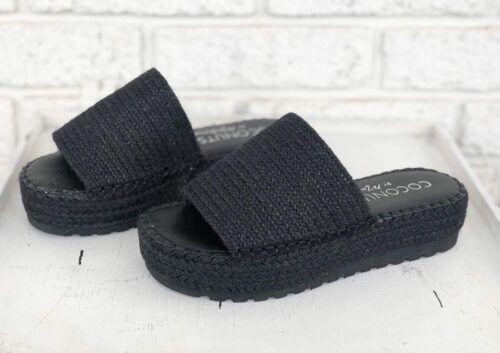 Del Mar Black Raffia