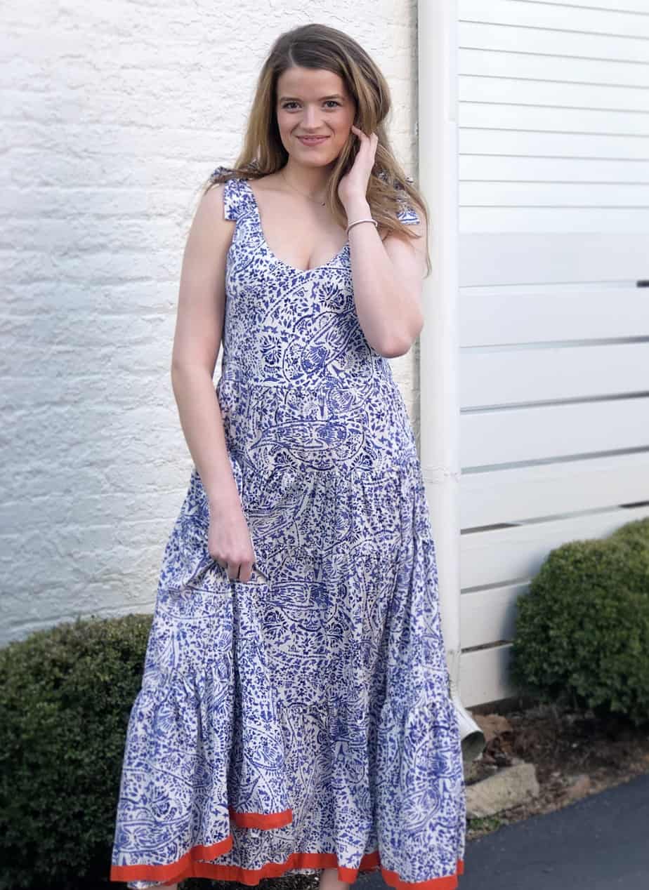 tie strap maxi