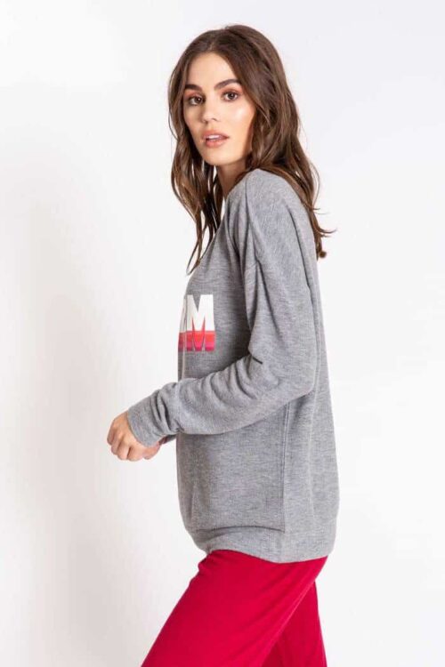 Grey All LV L/S Top - Image 2