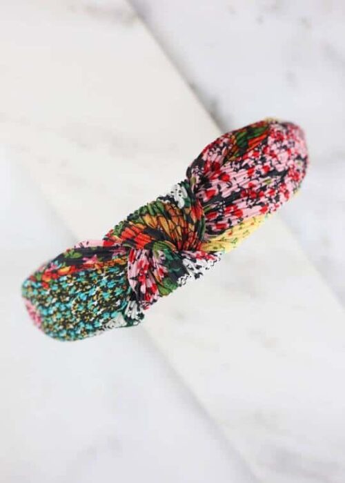 Leslie Pleated Floral Headband