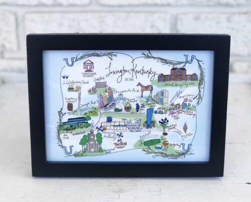 Black Framed 5x7 Lexington Print