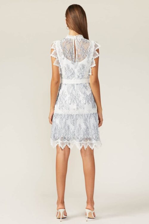 Hattie White/Navy Dress - Image 2