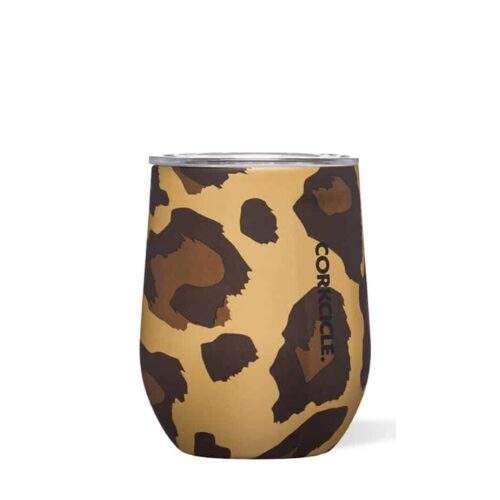 12oz Luxe Leopard Stemless