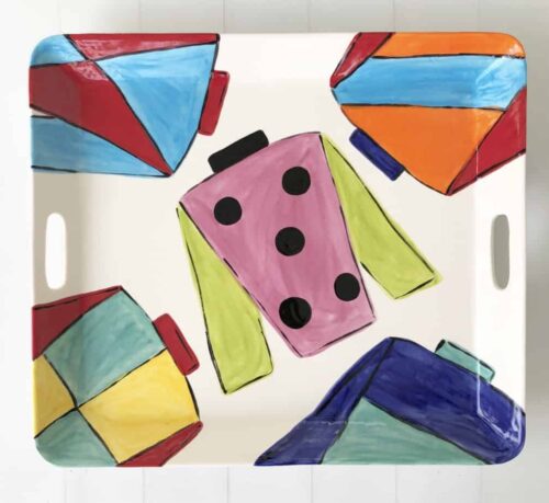 Jockey Jersey Handled Tray