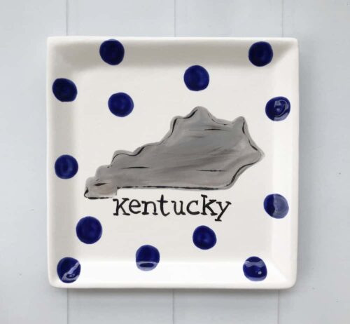 KY Polka Dot Square Dish