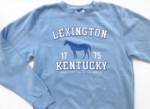 Blue Horse Arch Sweatshirt