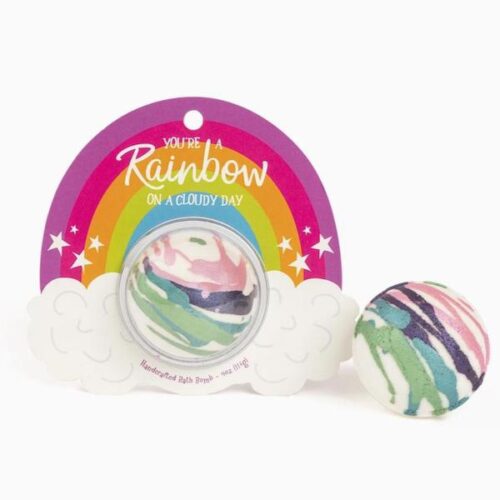 You're a Rainbow on a Cloudy Day Bath Bomb Clamshell