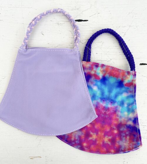 Purple Tie Dye Mask 2 Pack