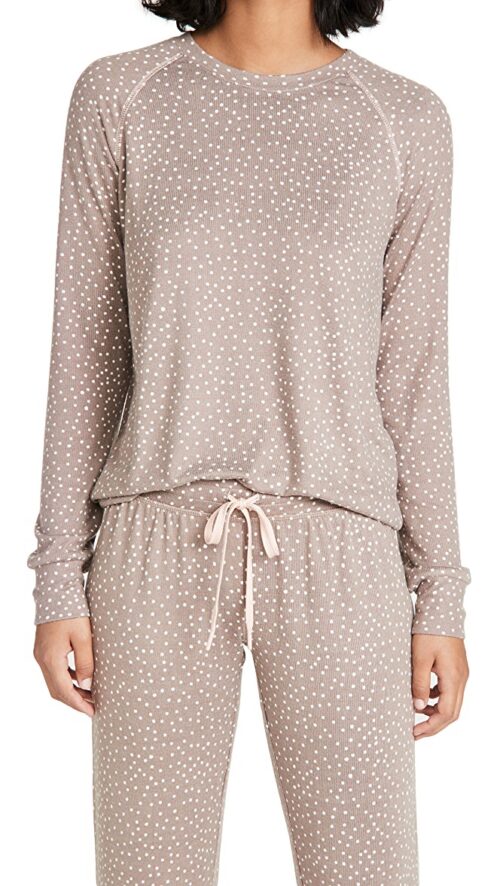 Cocoa Dot L/S Top