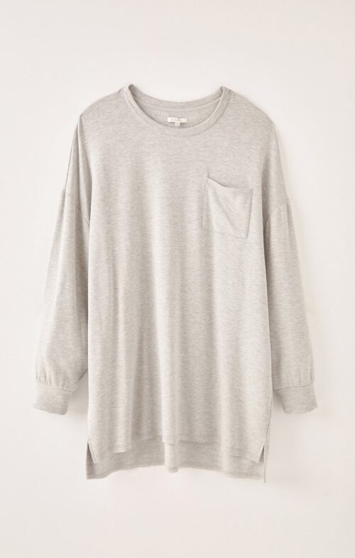 Harper Heather Grey Fleece Dress