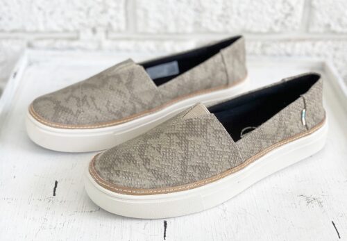 Cobblestone Snake Parker Slip-Ons