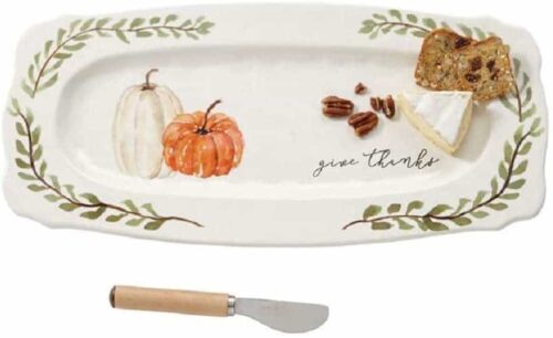 Pumpkin Hostess Platter Set
