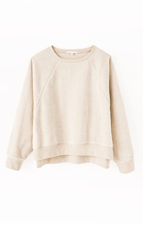 Sleep Over Raglan Sweatshirt-Birch