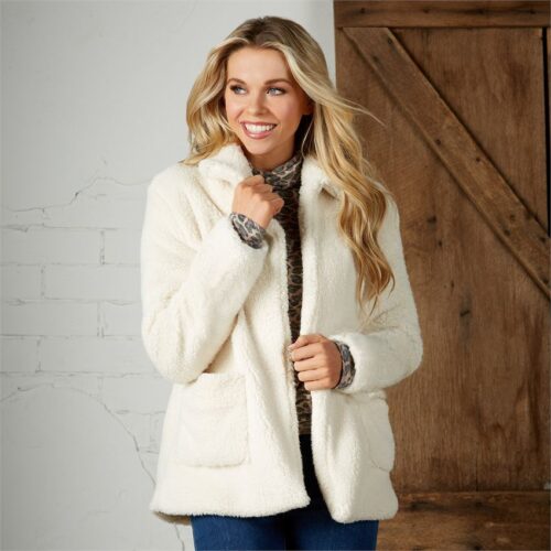 Carrington Cream Teddy Jacket