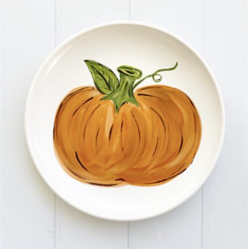 Pumpkin Small Round Plate