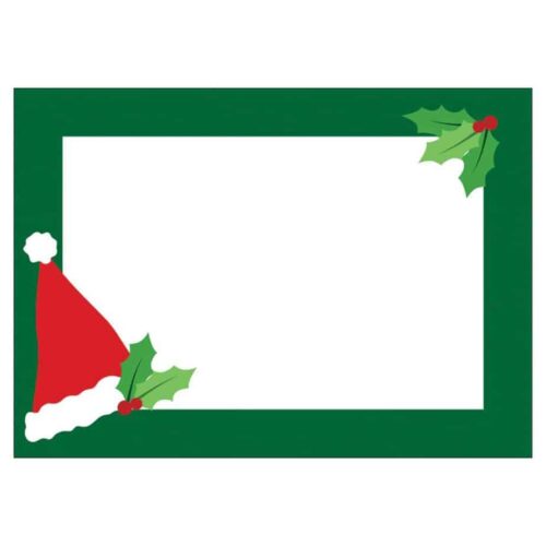 Santa Hat Toss Name Label