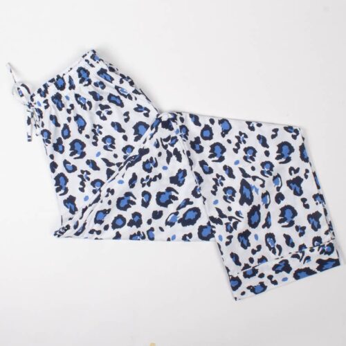 Blue Leopard PJ Pant