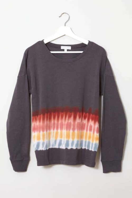 Charcoal Tie Dye L/S Top