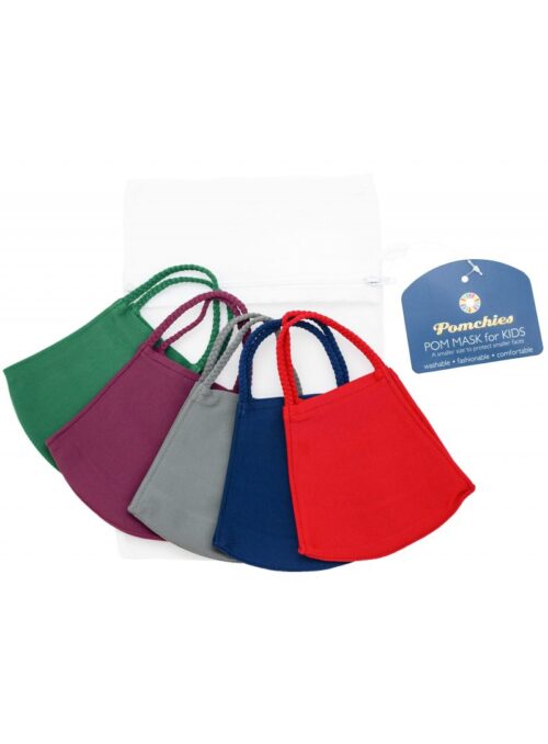 5 Piece Children's Pom Mask Bag Set-2
