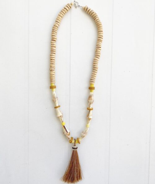 It Comes Naturally Tassel Necklace