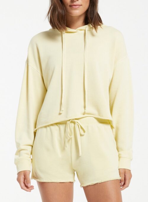 Gia Washed Key Lime Hoodie