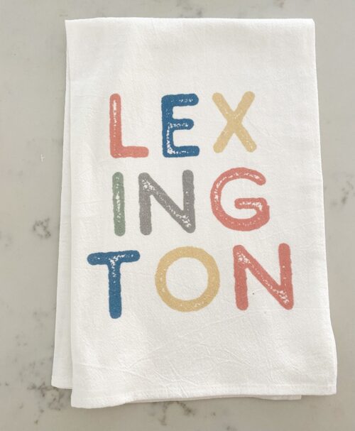 Lexington Text Flour Sack Towel