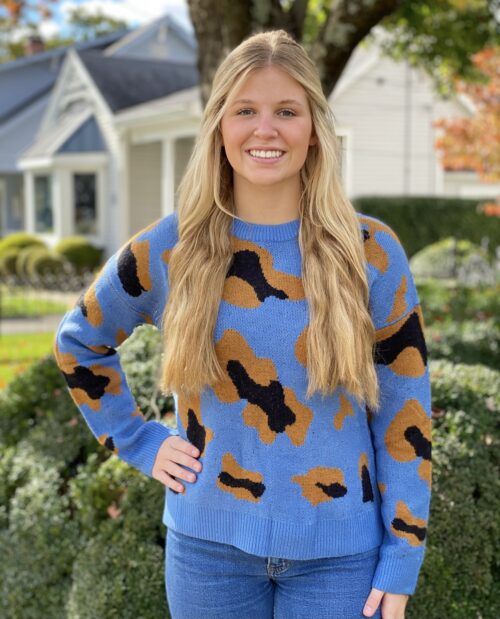 Cheetah Crewneck Sweater (TMK1356)