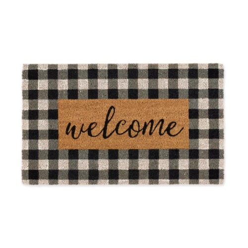 Buffalo Check Welcome Doormat