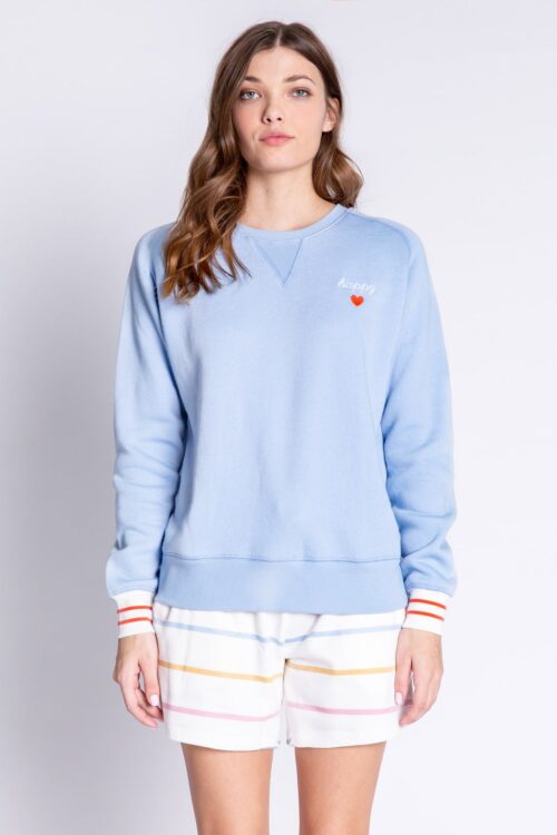 Happy Days Ice Blue L/S Top