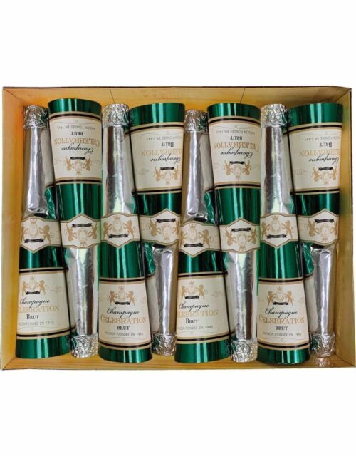 Champagne Bottle Cone Crackers