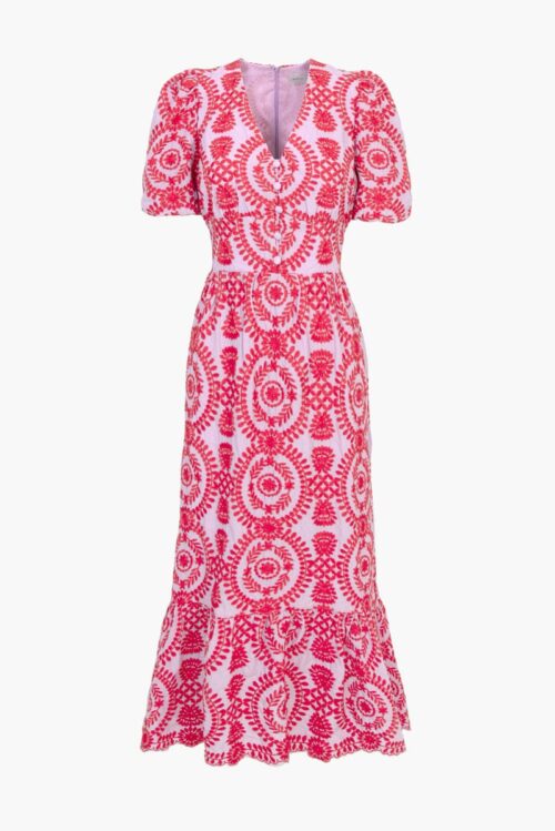 Luisa Emb Midi Dress - Image 3