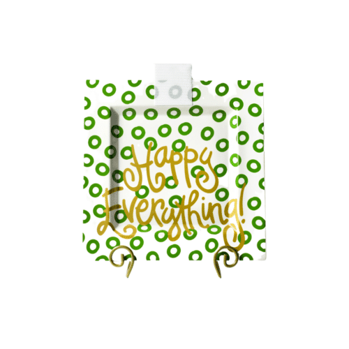 Peridot Happy Everything Big Square Platter