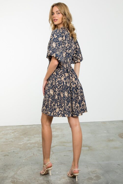 Ruffle Tiered Print Midi Dress (1784) - Image 5