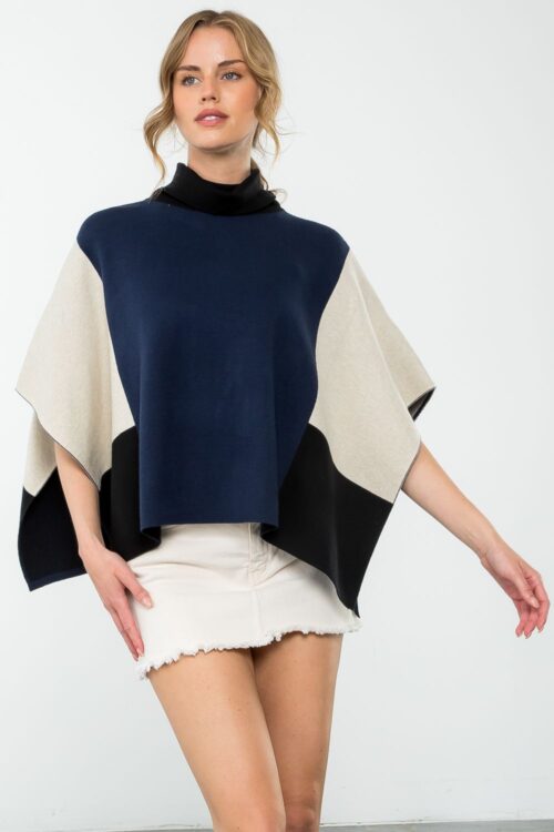 Colorblock Poncho (1909) - Image 2