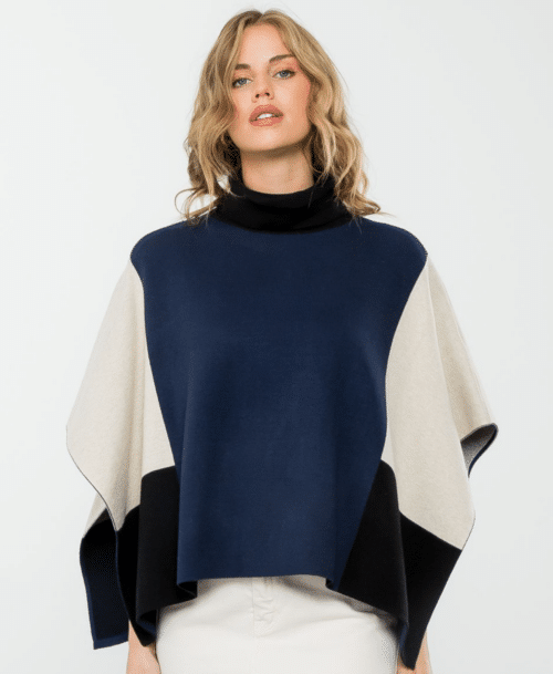 Colorblock Poncho (1909)