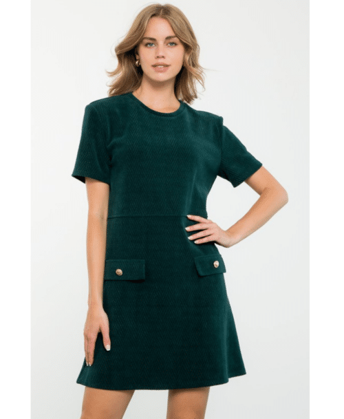 SS Chenille Textured Dress (1439) - Image 2