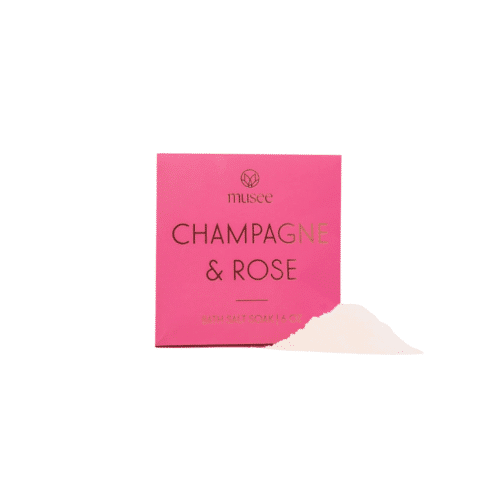 Champagne and Rose Mini Salt Soak