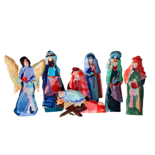Large Acrylic Nativity Set