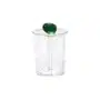 Olive Glass Toothpick Holder