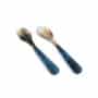 Vida Resin Salad Servers Dark Blue