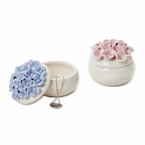 Hydrangea Trinket Box w/Lid - Image 2