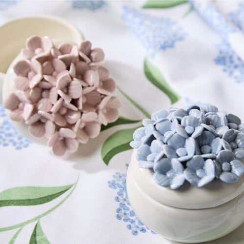 Hydrangea Trinket Box w/Lid - Image 3