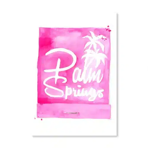 Palm Springs Matchbook Art Print