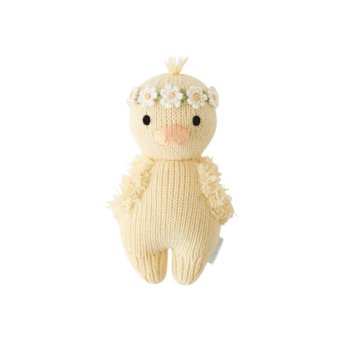 Ivory Floral Baby Duckling