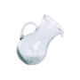 Small Glass Tilted Pitcher