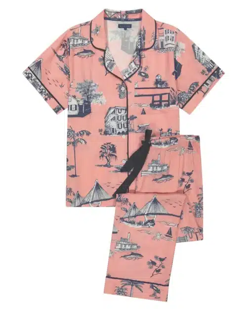 Charleston Toile Pajama Pants Set