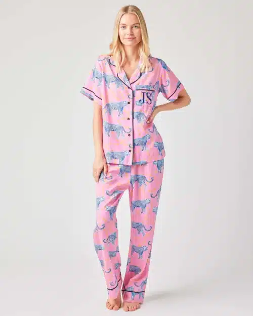 Cosmic Cheetah Pajama Pants Set - Image 2