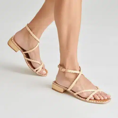 Brinn Raffia Sandals - Image 2